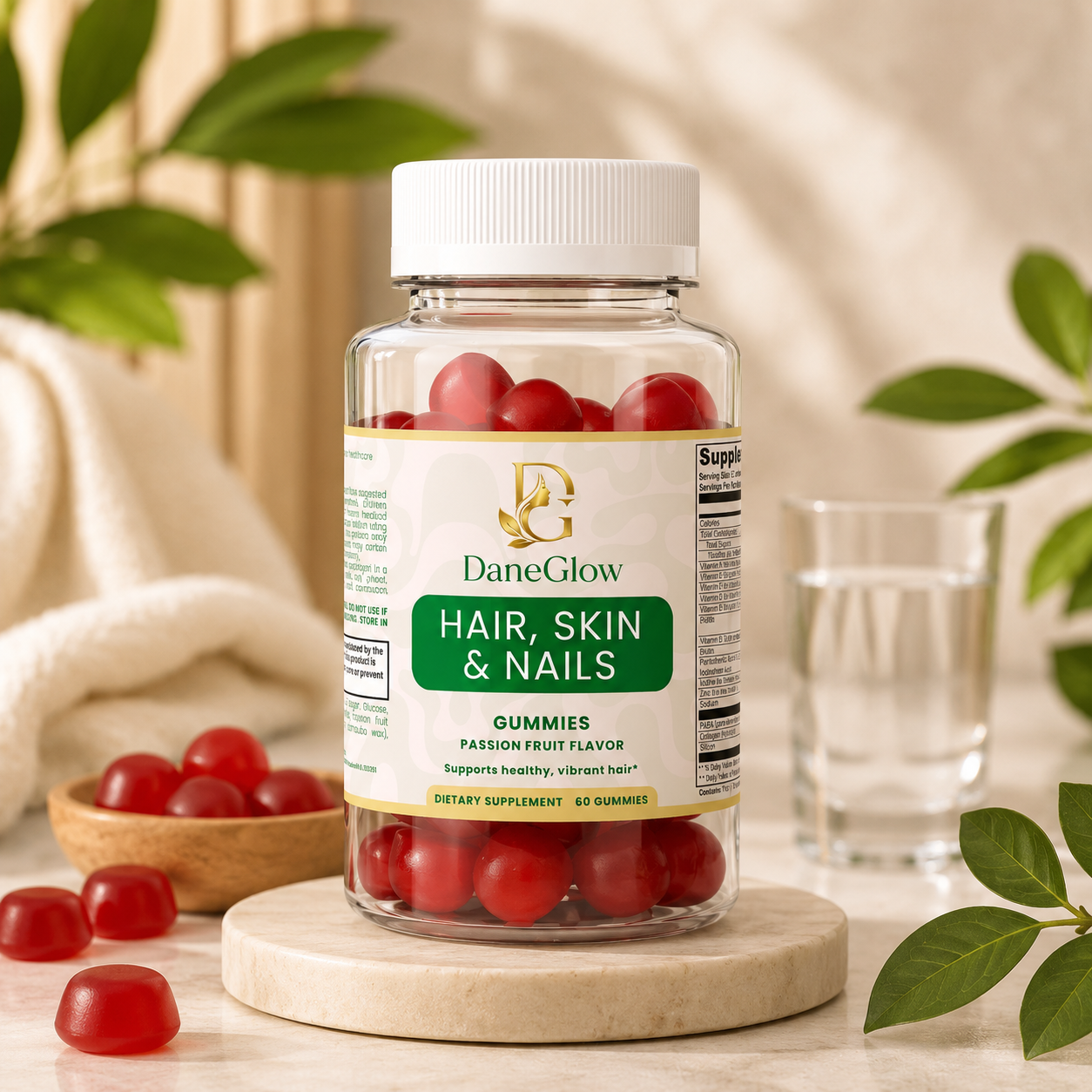 DaneGlow Hair, Skin & Nails Gummies